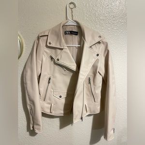 Zara faux leather jacket
